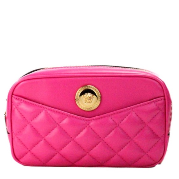 Versace Handbags - Versace La Medusa icon logo quilted nappa leather Barbie pink crossbody bag NEW